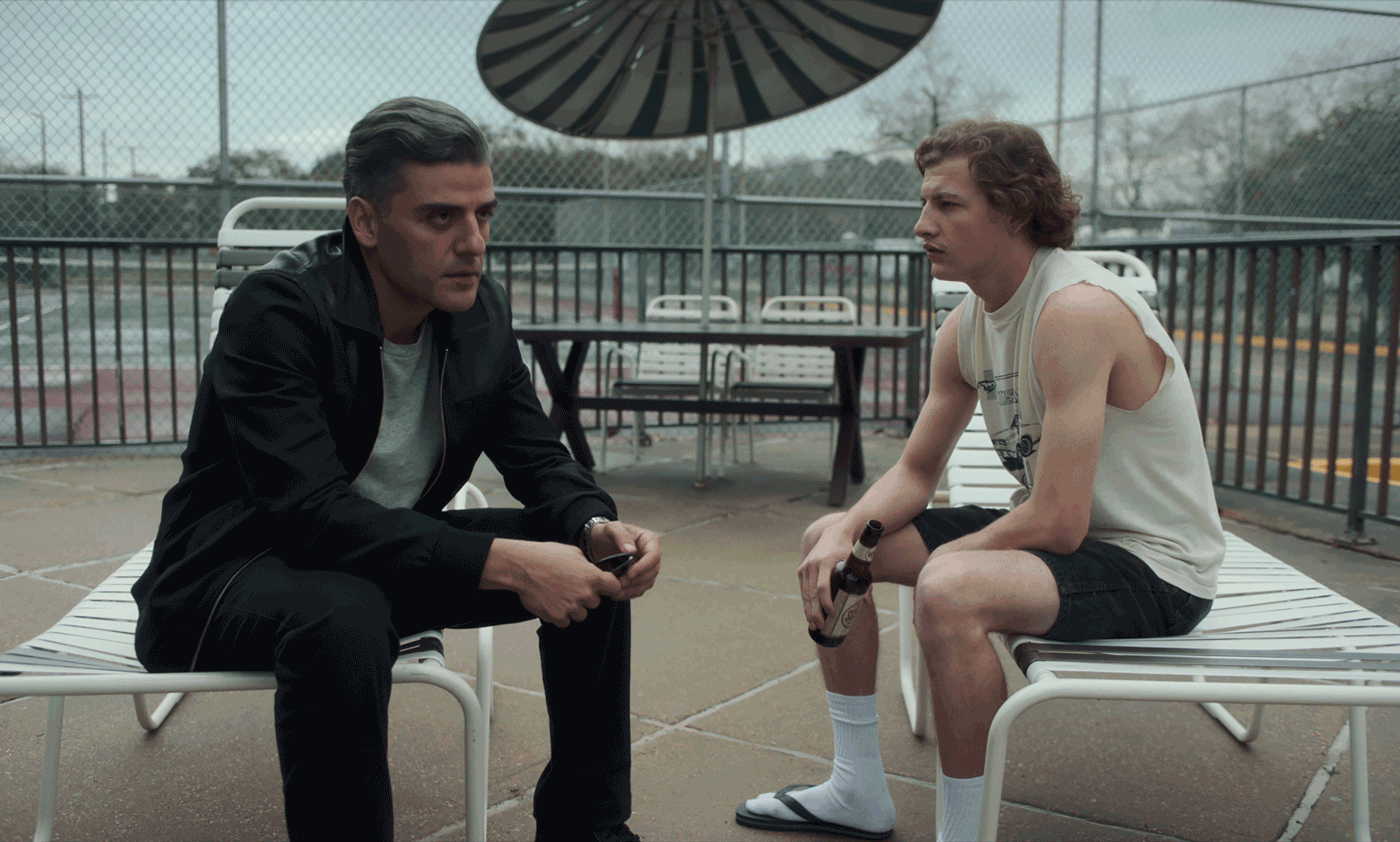 64202 THE CARD COUNTER Oscar Isaac and Tye Sheridan Credits Focus Features 2021 LLC 